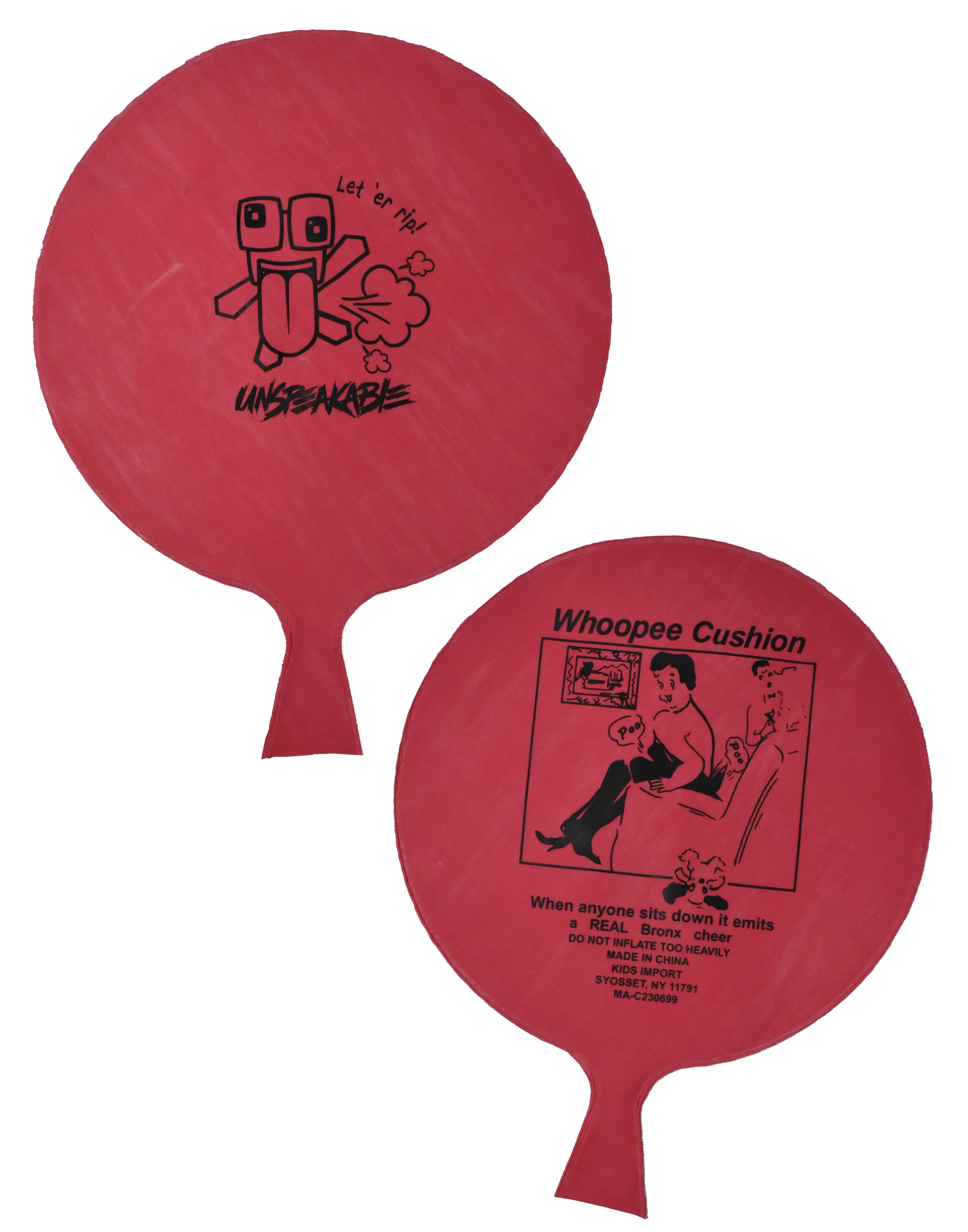 8" ZANY WHOOPEE CUSHION