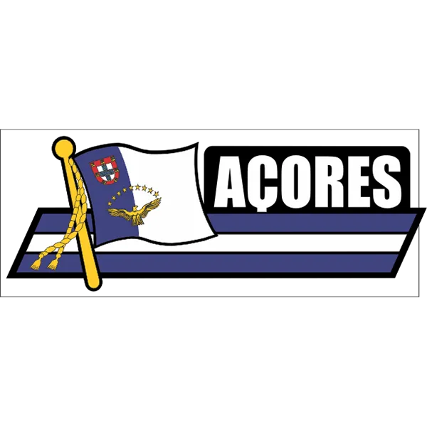 Acores Flag Car Sidekick Decal