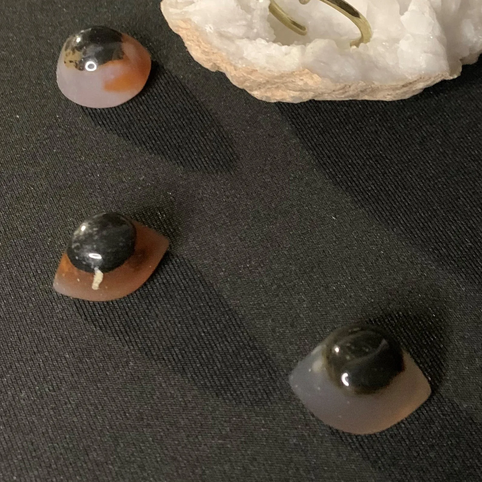 Agate eye ring, Cyclops eye ring, unique creation