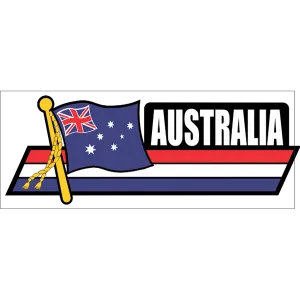 Australia Flag Car Sidekick Decal