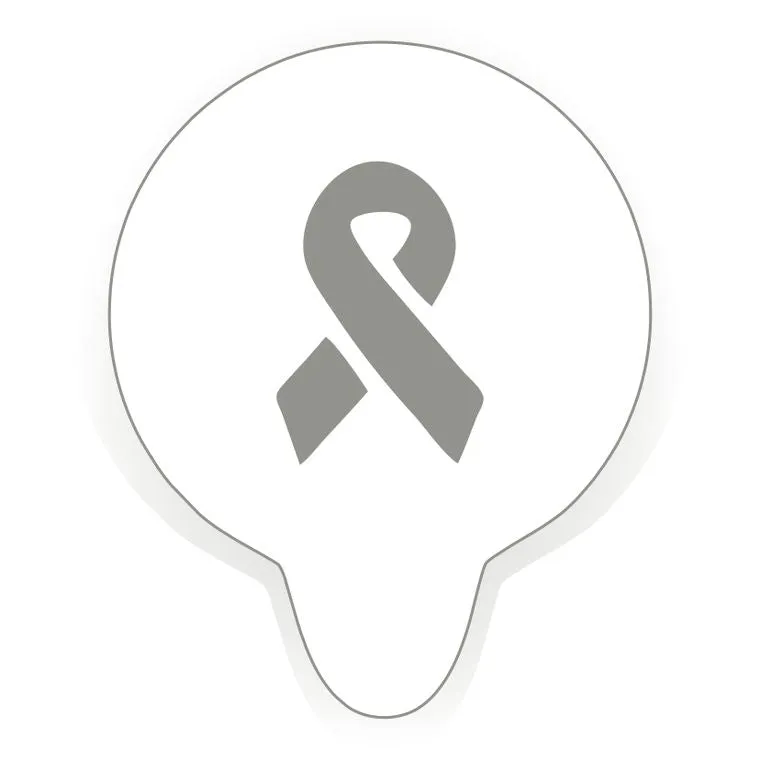 Awareness Ribbon Coffee Stencil