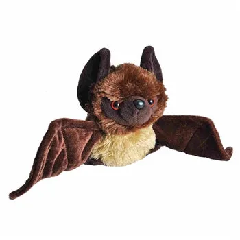 Bat - Hug 'Ems Small Brown Bat - 7" Stuffed Animal by Wild Republic