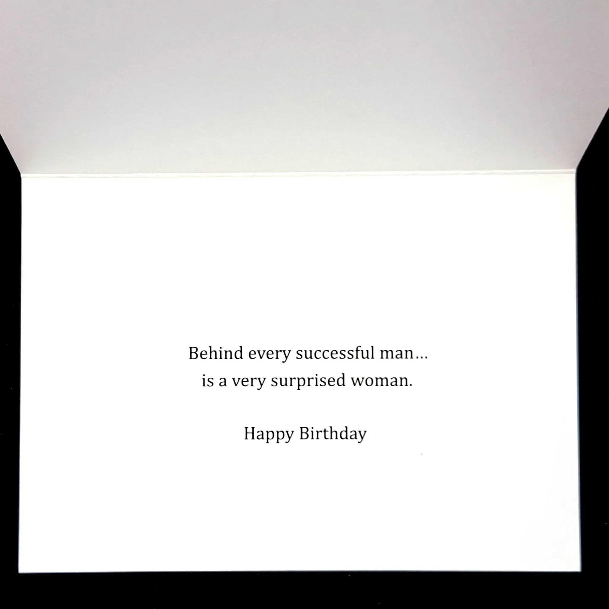 Behind every Man Greeting Card