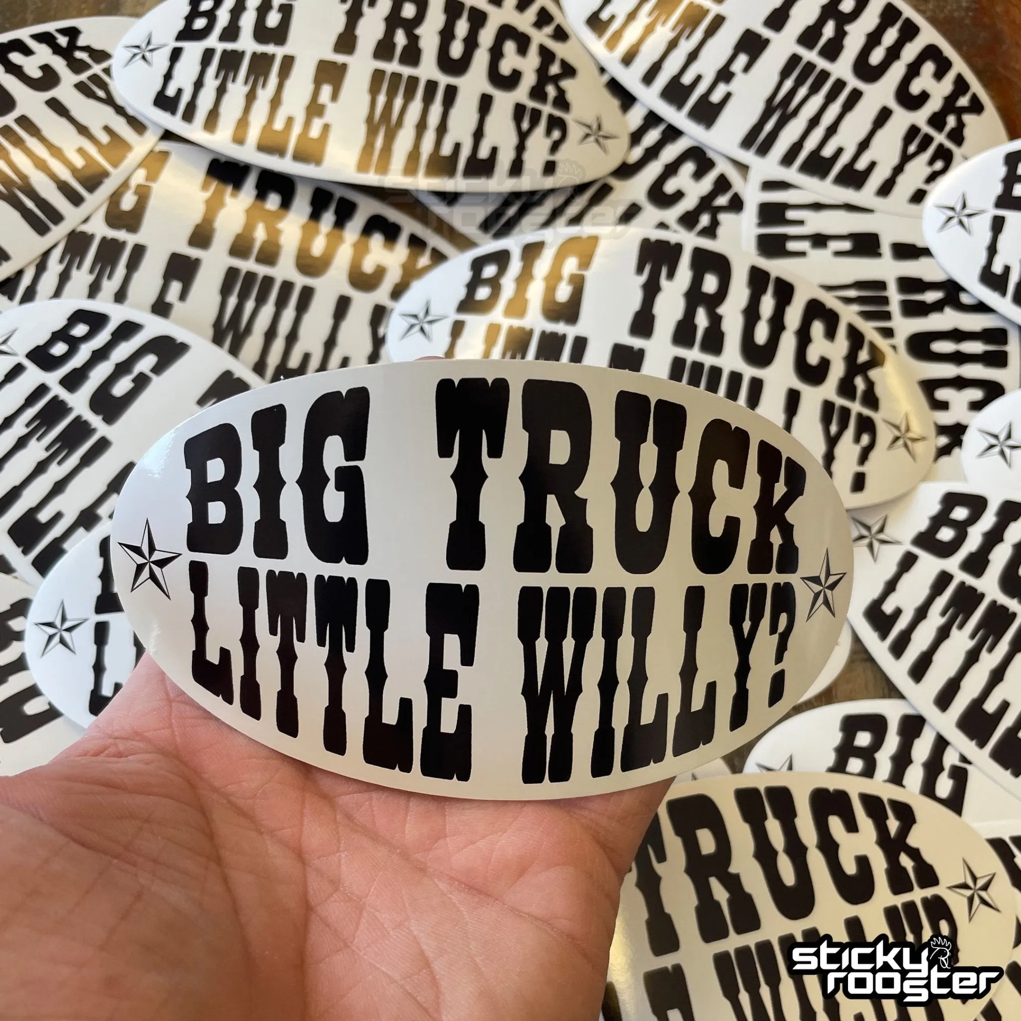 Big Truck Little Willy? Sticker