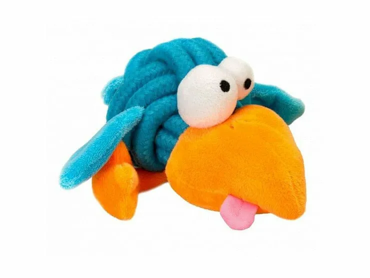 BOBBLE GIANT, KNOTPLUSH 10cm blue