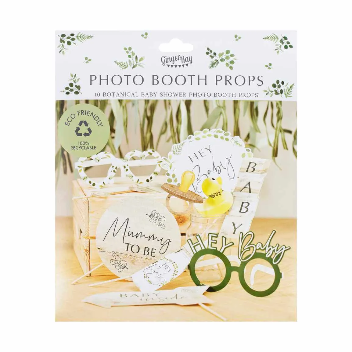 Botanical Baby Shower Photo Booth Props