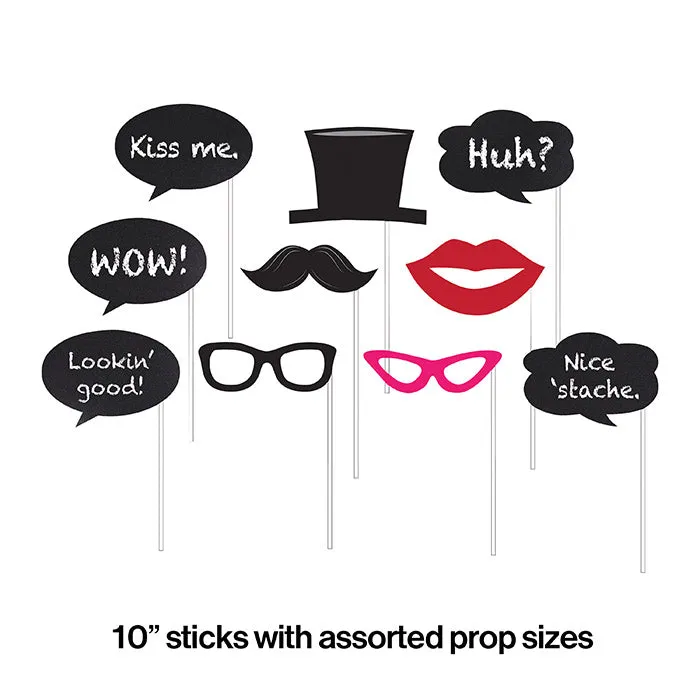 Bulk Chalkboard Photo Booth Props (60 per Case)