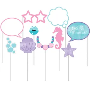 Bulk Iridescent Mermaid Party Photo Booth Props (60 per Case)