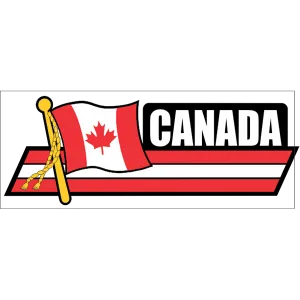 Canada Flag Car Sidekick Decal