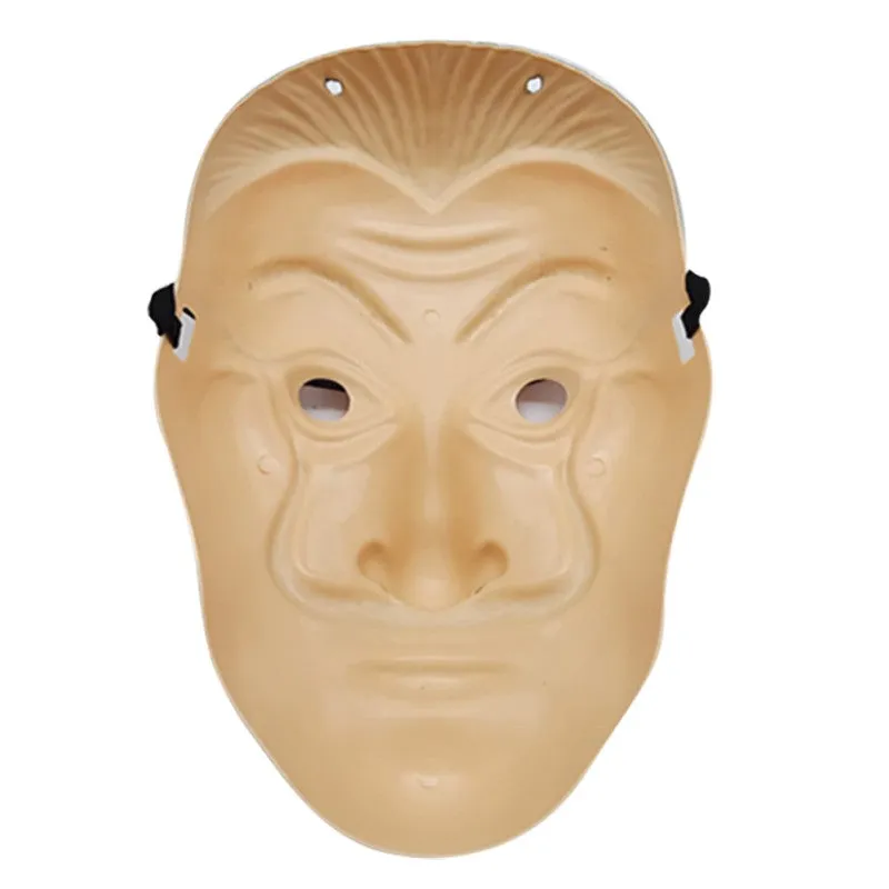 Dali Plastic Halloween Mask Paper House La Casa De Papel Cosplay Masquerade Tools Funny Mask