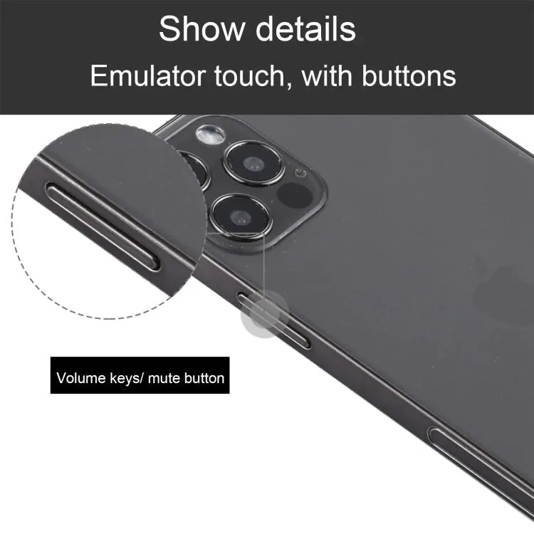 Fake Dummy Phone Black Screen 1:1 Model for Apple iPhone 12 Pro - Graphite