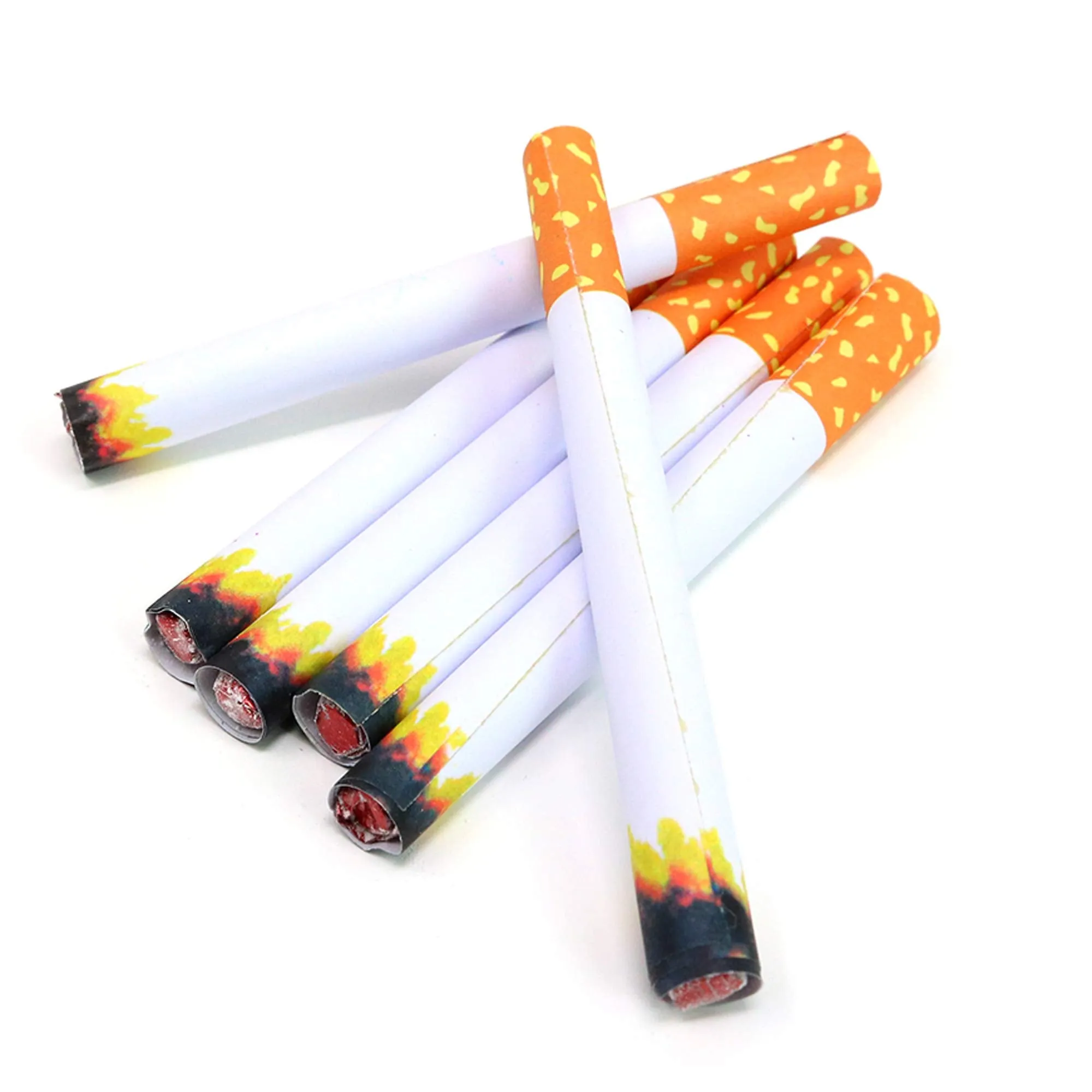 Fake Puff Costume Cigarettes - Child Safe Fun Stunt Cigarette - 6 Pack