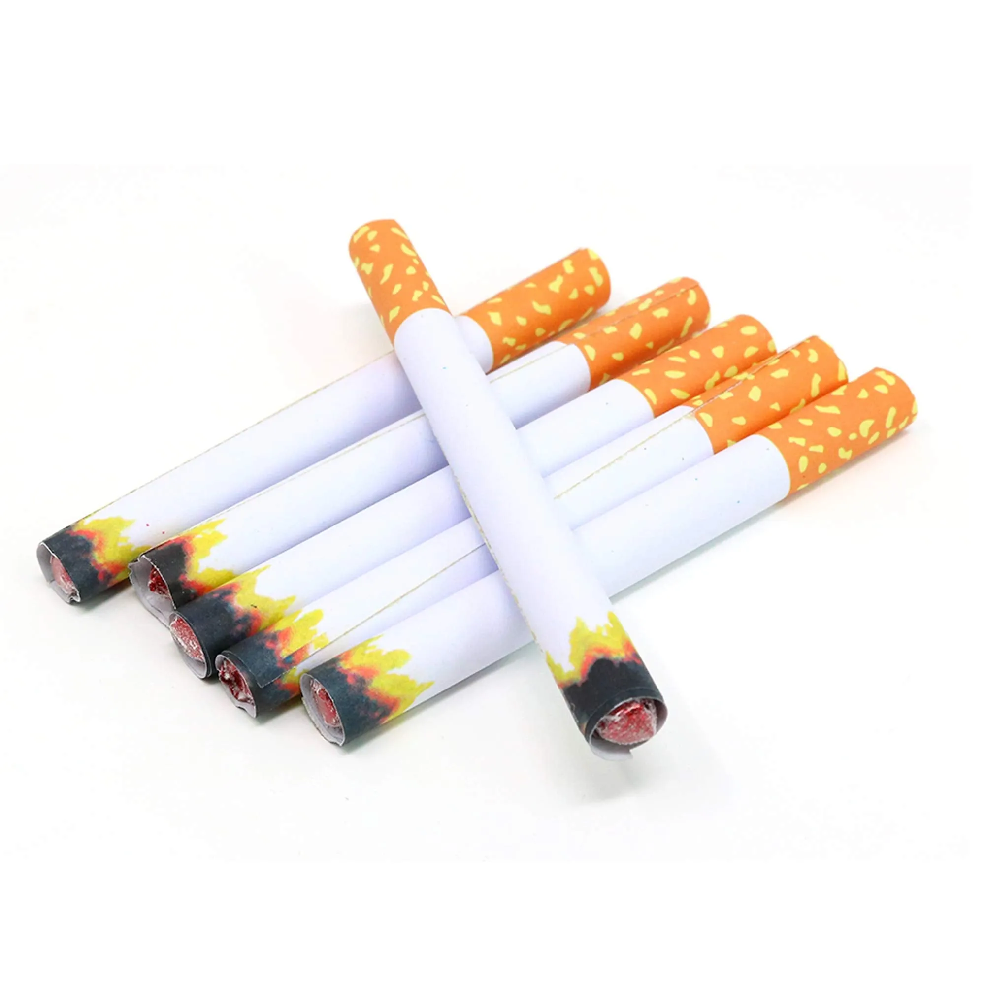 Fake Puff Costume Cigarettes - Child Safe Fun Stunt Cigarette - 6 Pack