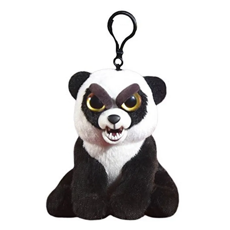 Feisty Pets Mini Black Belt Bobby 4" Adorable Plush Panda