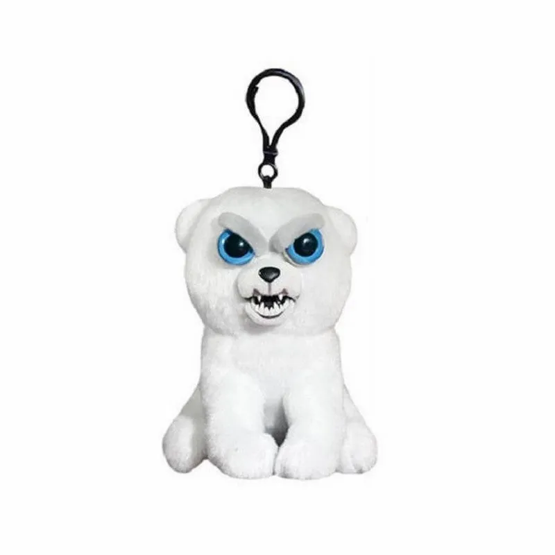 Feisty Pets Mini Karl the Snarl 4" Backpack Plush Clip