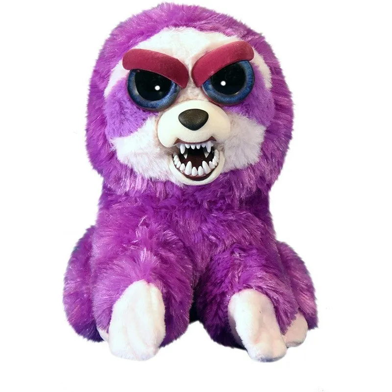 Feisty Pets Plush Purple Sloth-Lightningbolt Lucy