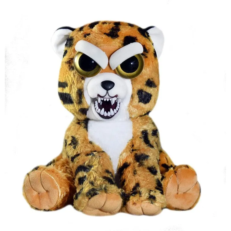 Feisty Pets Toby Toejam Adorable Plush Cheetah that turns Feisty with a Pinch