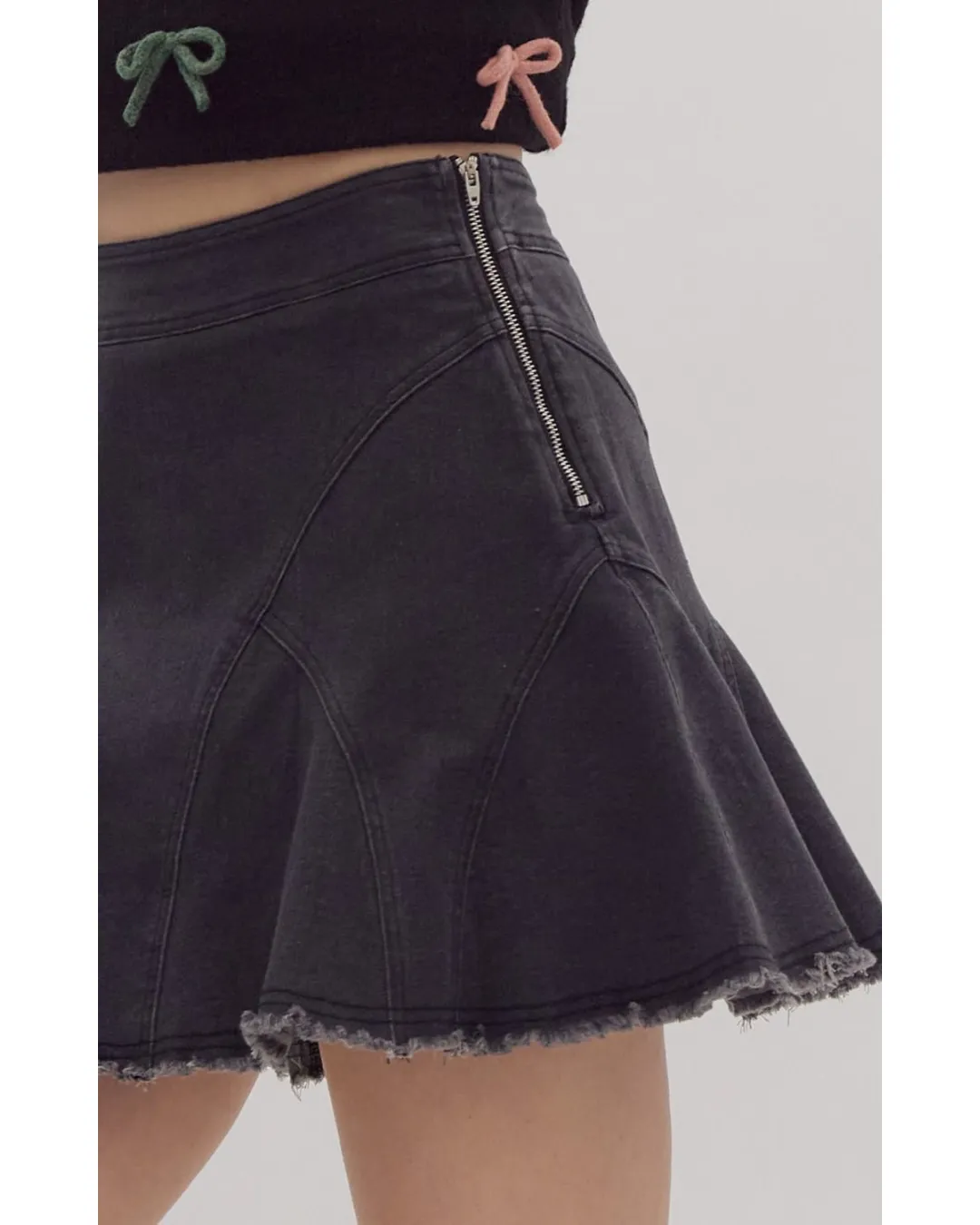 Florence Mini Skirt Black