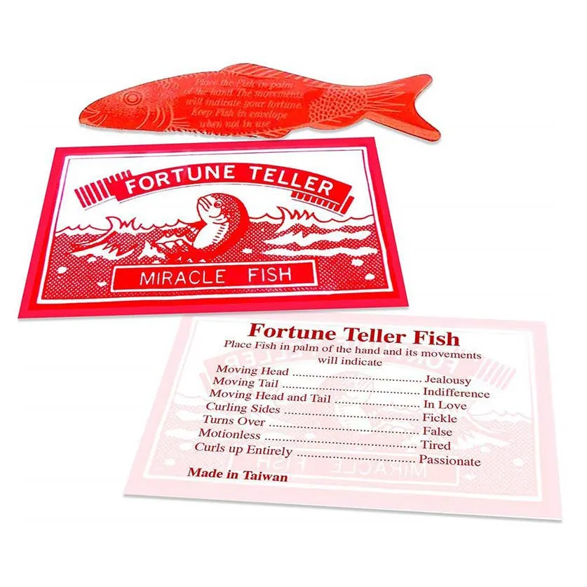 Fortune Teller Miracle Fish w/ Storage Envelope