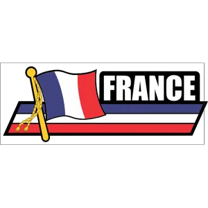 France Flag Car Sidekick Decal