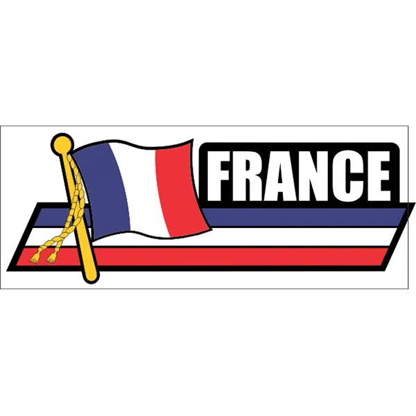 France Flag Car Sidekick Decal