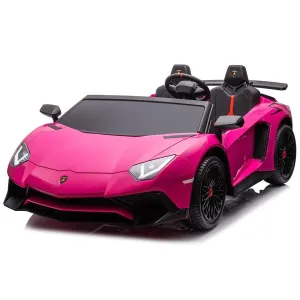 Freddo Toys 24V Lamborghini Aventador 2 Seater Ride On Car for Kids