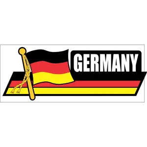 Germany Flag Car Sidekick Decal