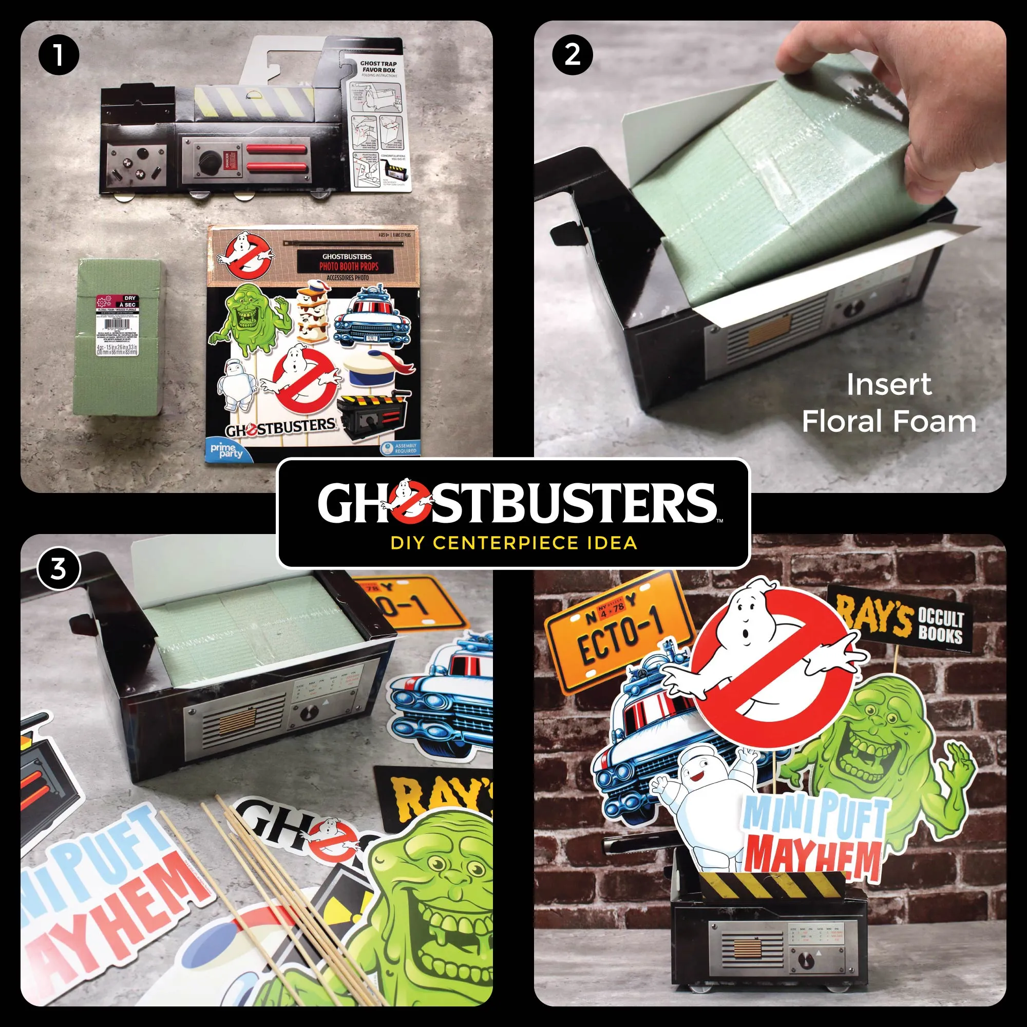 Ghostbusters Photo Booth Props