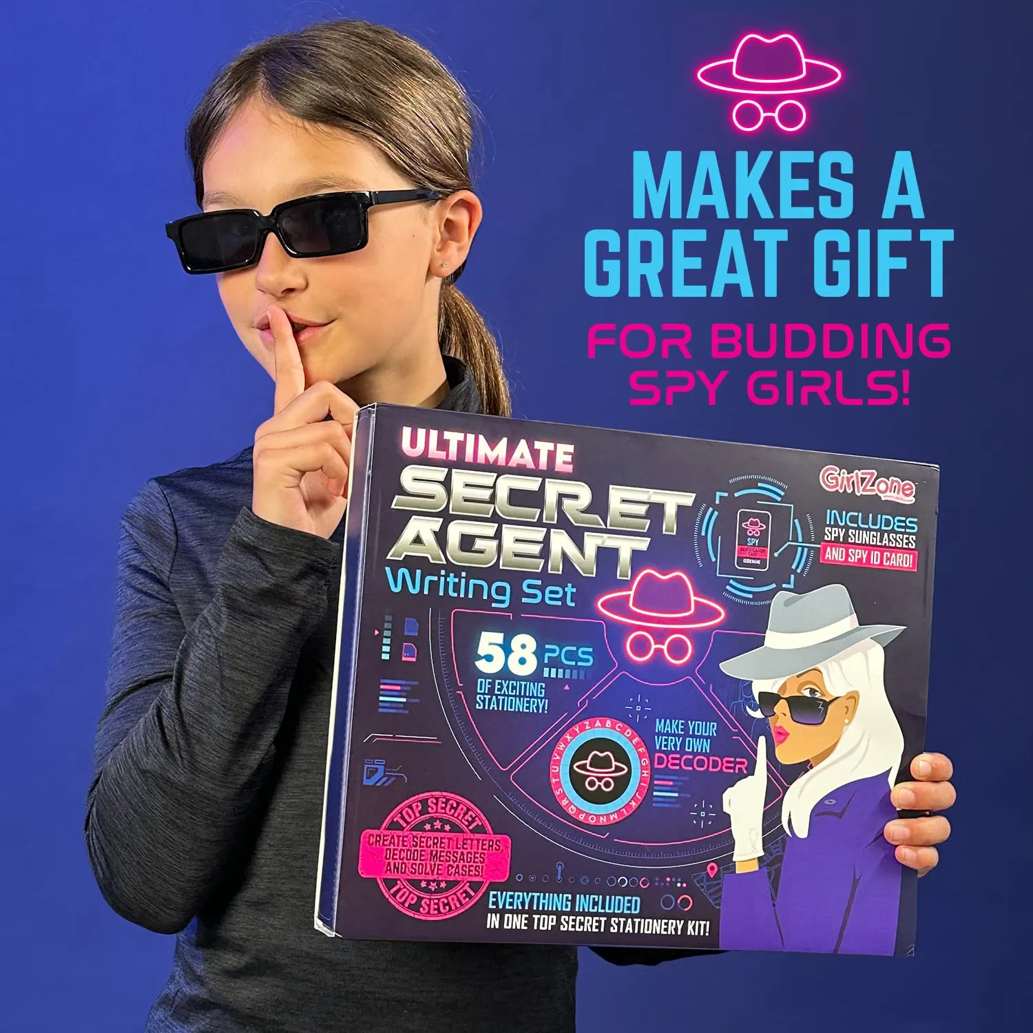 GirlZone Ultimate Secret Agent Writing Set