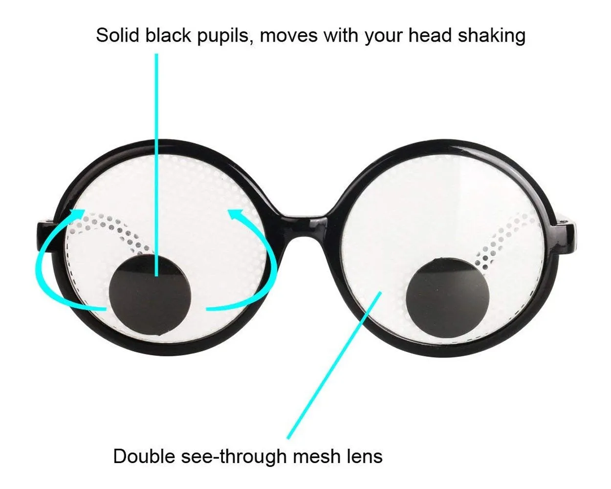 Googly Eyes Goggles Party Glasses