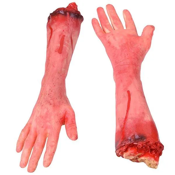 Halloween 5 Pcs Bloody Scary Hands Foot Leg Body Parts