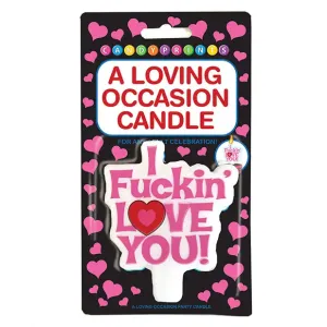 I F*ckin' Love You Candle