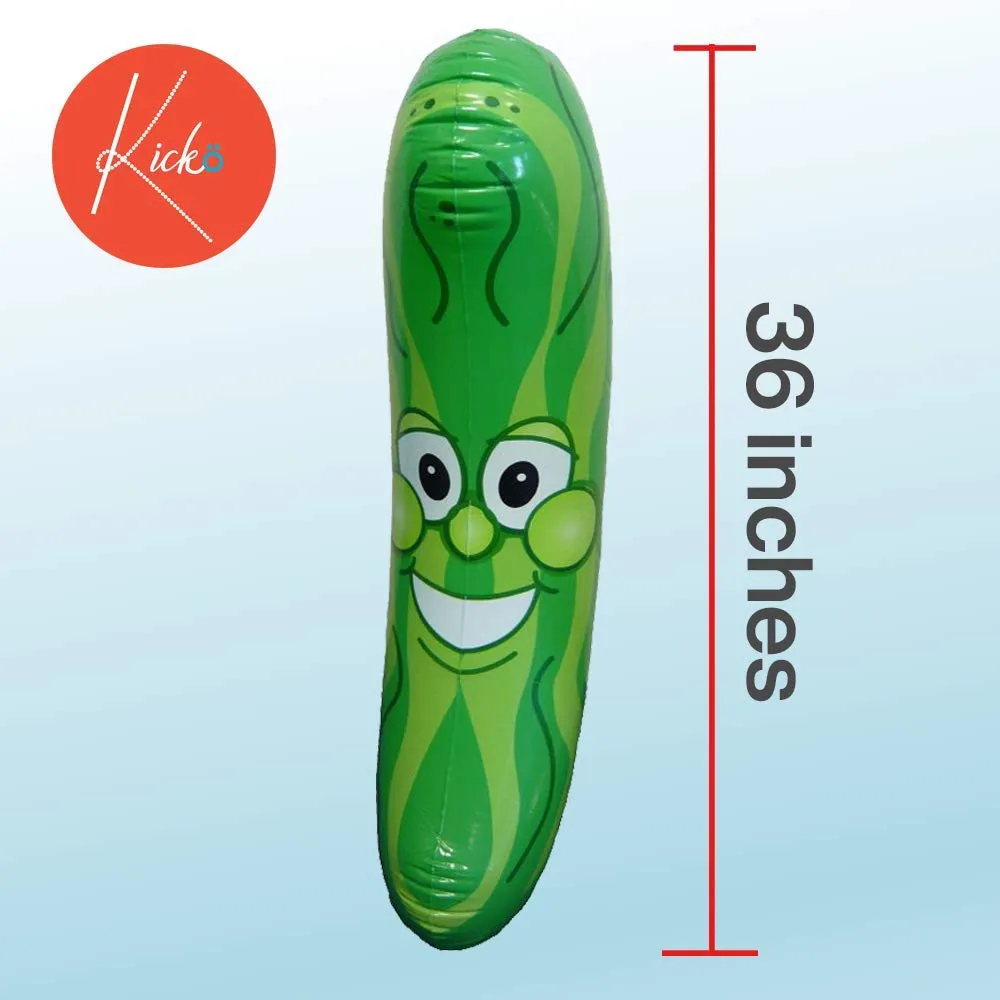 Kicko Pickle Inflates - 2 Pack - 36 inches Inflatable Pickles - Party Decorations, Party