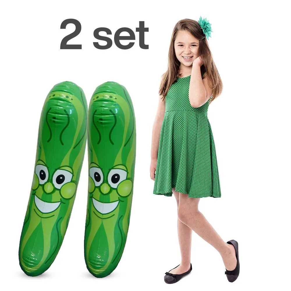 Kicko Pickle Inflates - 2 Pack - 36 inches Inflatable Pickles - Party Decorations, Party