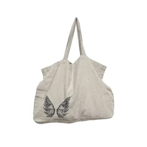 Linen Tote Bag | Stonewashed Natural | 60x35cm