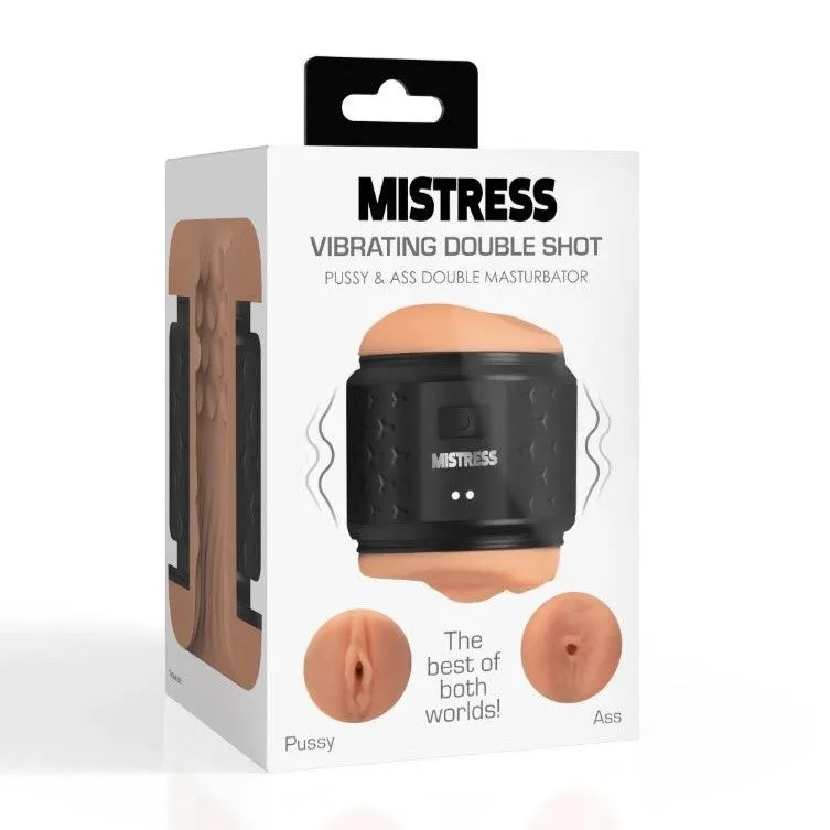 Mistress Vibrating Double Shot Pussy & Ass Mini Masturbator