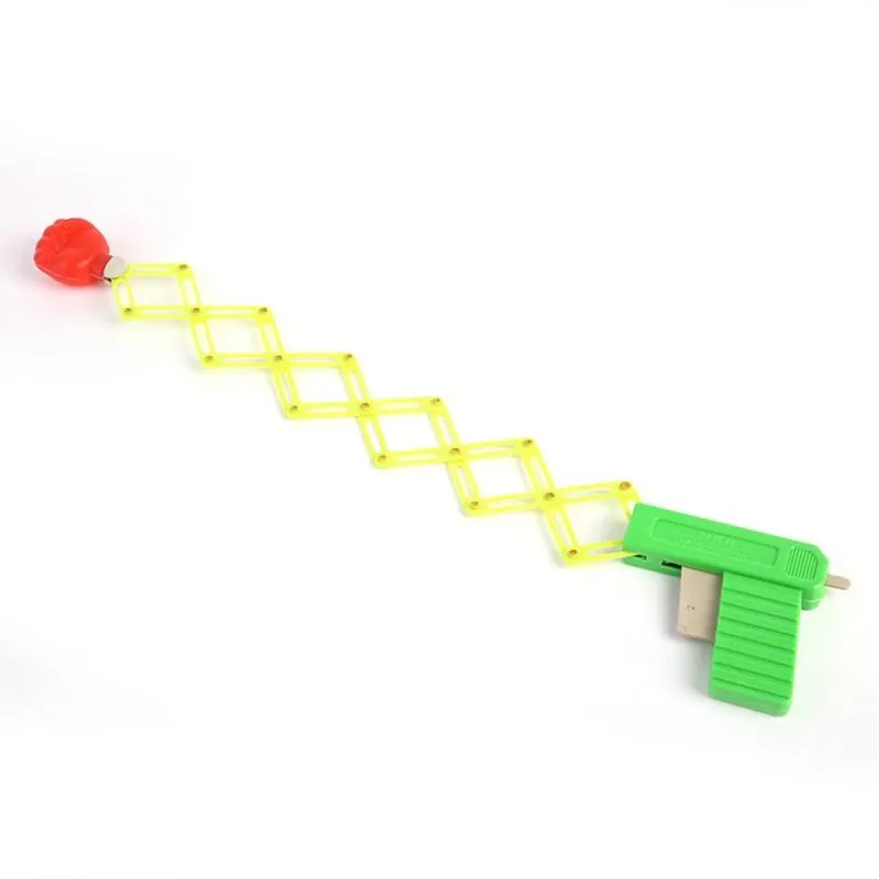 Novelty Children Toys Retractable Fist Shooter Trick Toy Gun Funny Decompression Toy Fun Prank Elastic Telescopic Fist