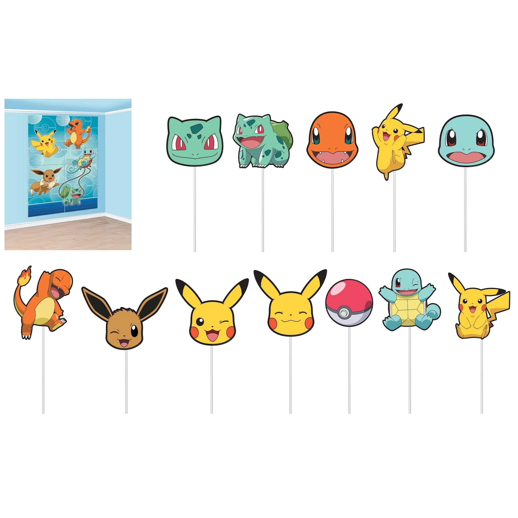 Pokemon Classic Scene Setter with Props 16pk