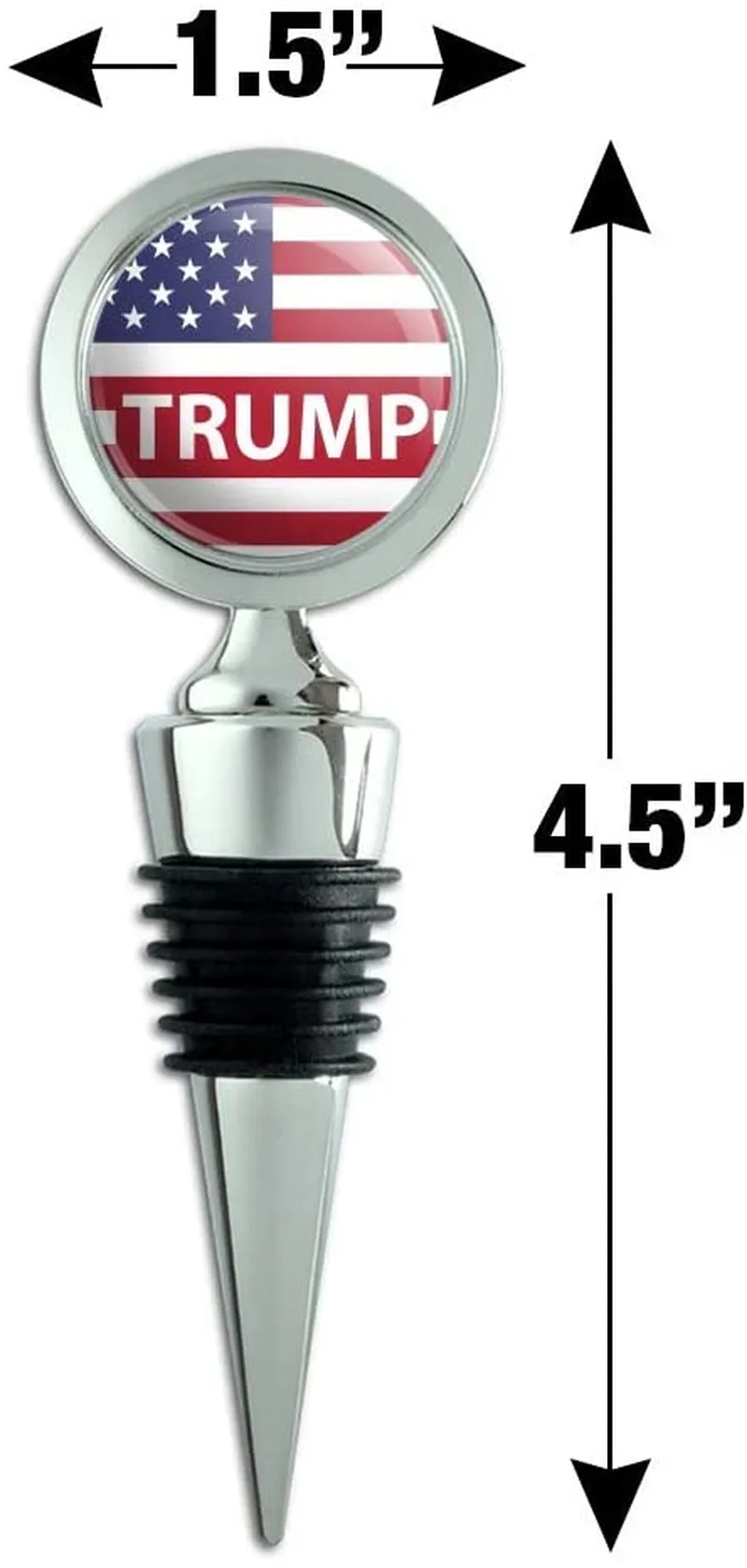 President Trump American Flag Wine Bottle Stopper