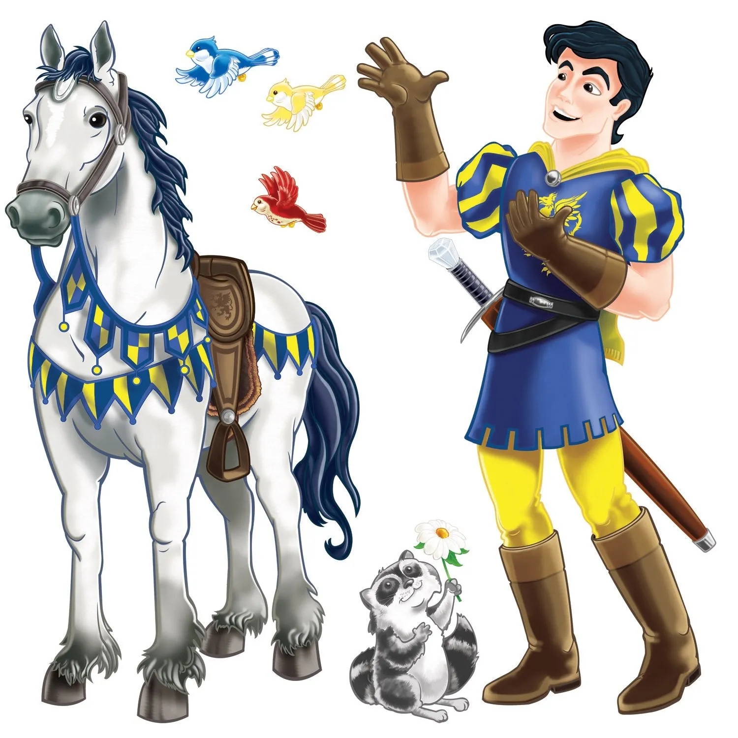 Prince & Trusty Steed Props 2pk