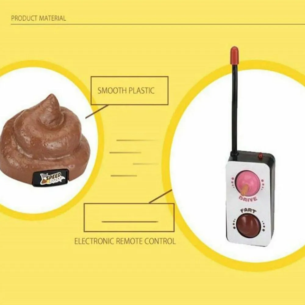 Remote Control Funny Poop Prank Toy