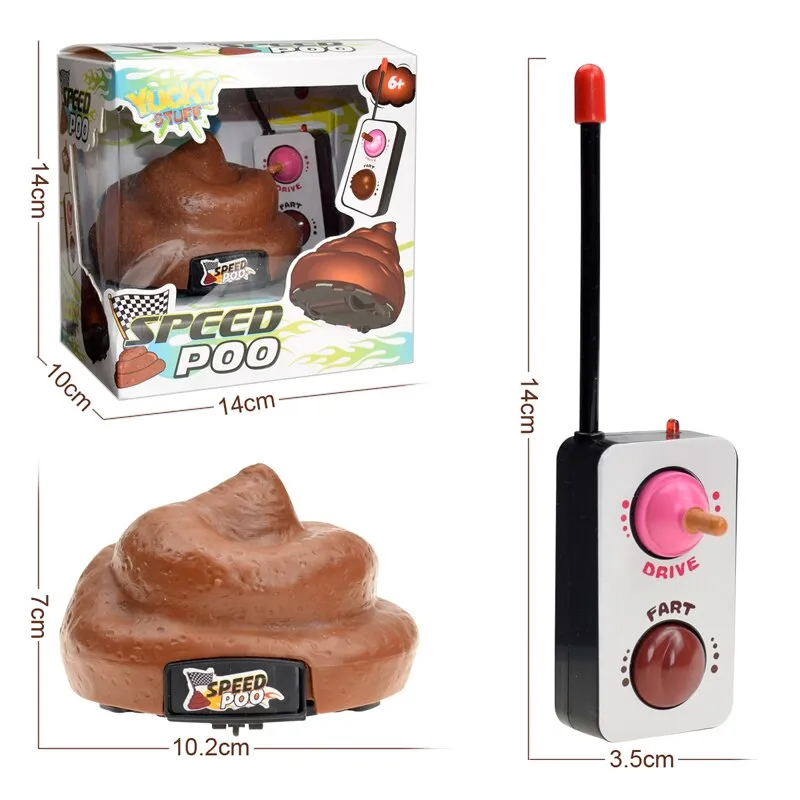 Remote Control Funny Poop Prank Toy