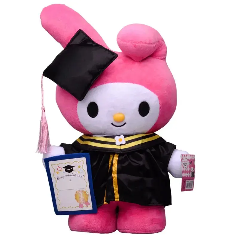 Sanrio Anime Plush Toys 35/25cm – Cinnamoroll, My Melody, Kuromi, Hello Kitty Graduation Plushie | Kawaii Soft Stuffed Dolls for Girls