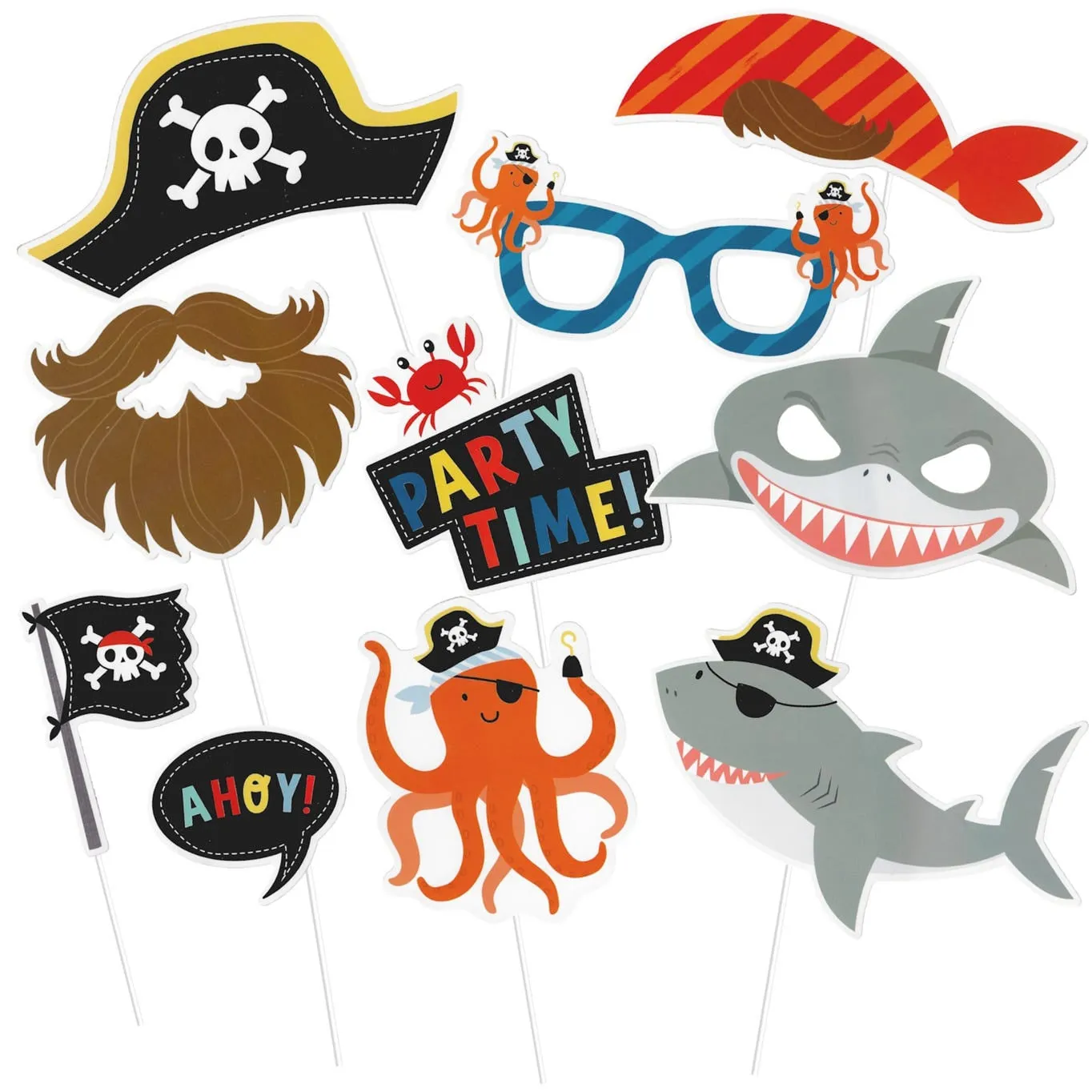 Ships Ahoy Photo Props - 10 Pkt