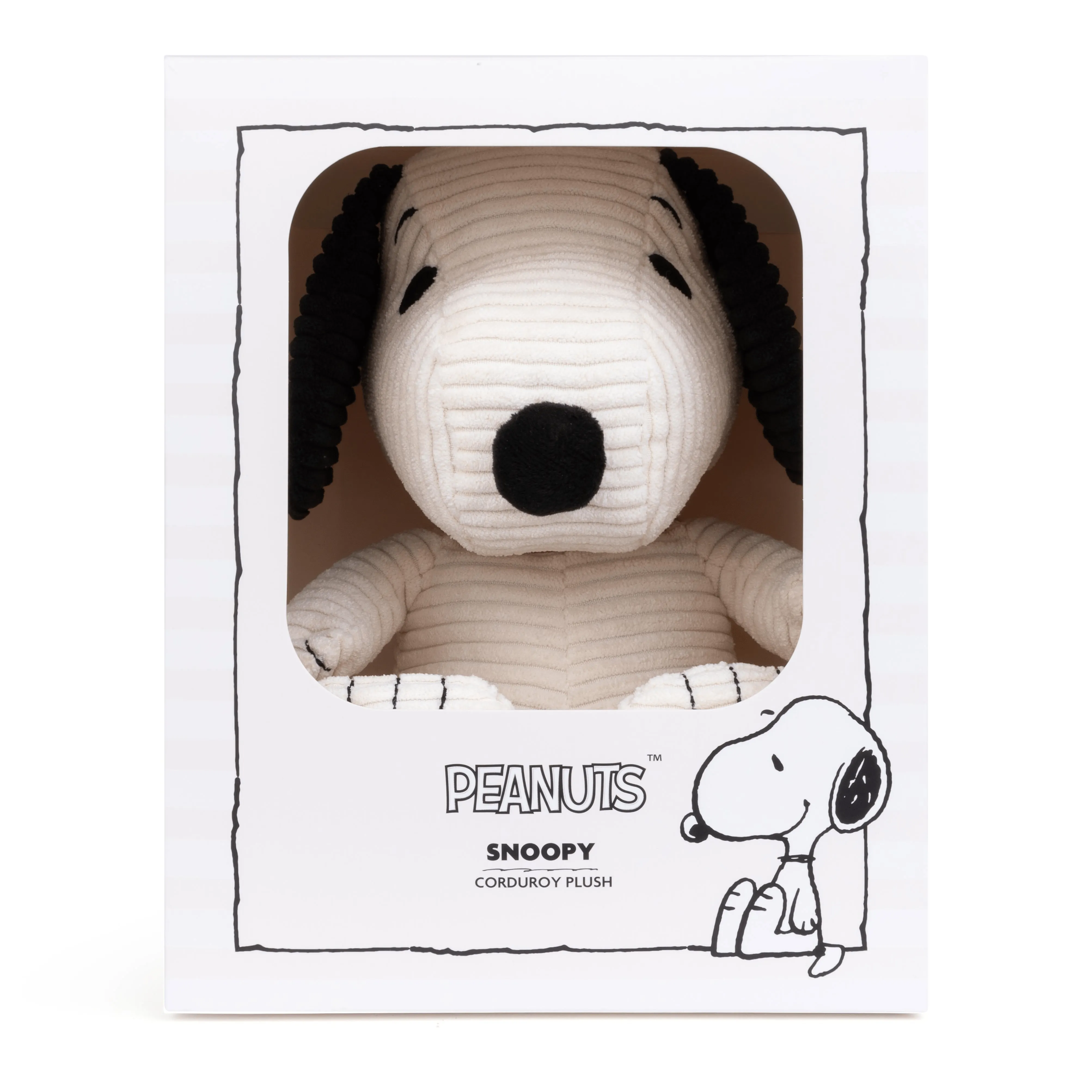 Snoopy ECO Corduroy Cream in Giftbox 27cm