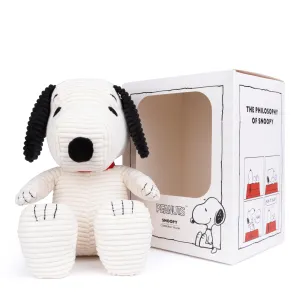 Snoopy ECO Corduroy Cream in Giftbox 27cm