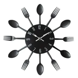 Spoon Fork Creative Quartz Wall Mounted Clock