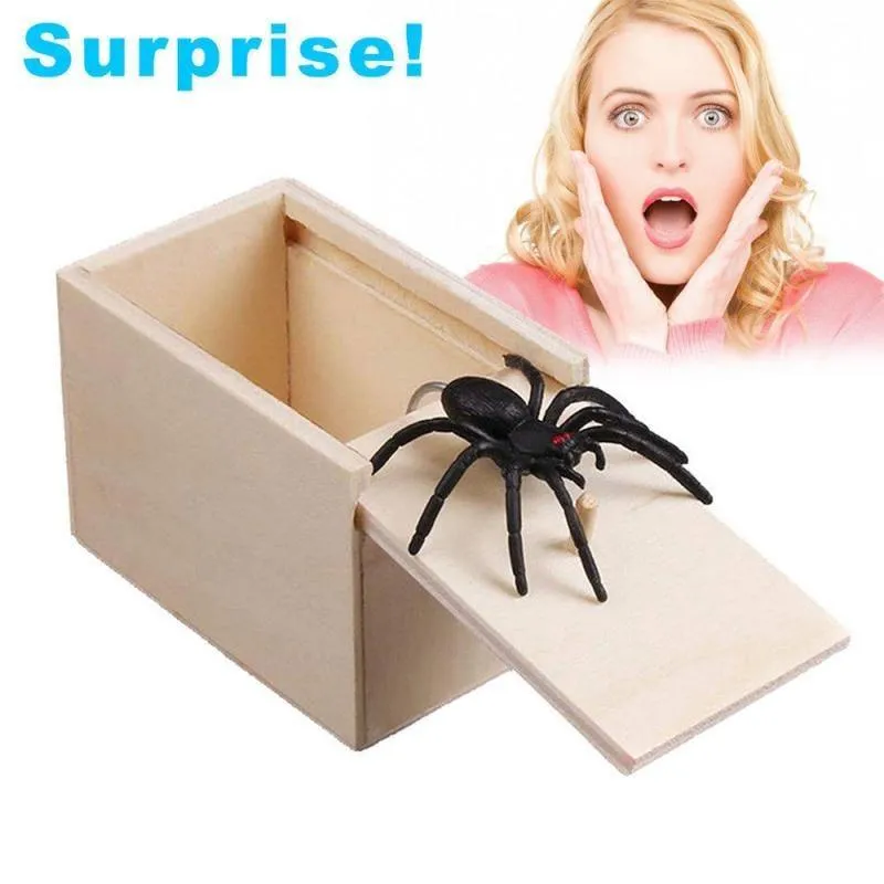 Surprising Box With Spider Inside