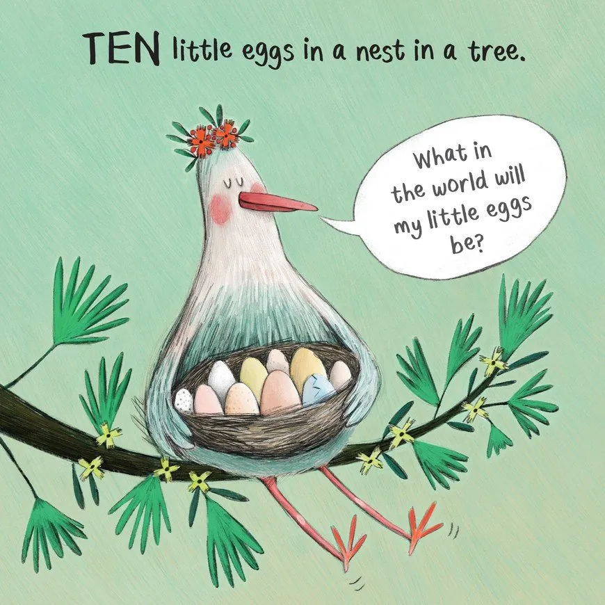 Ten Little Eggs Book