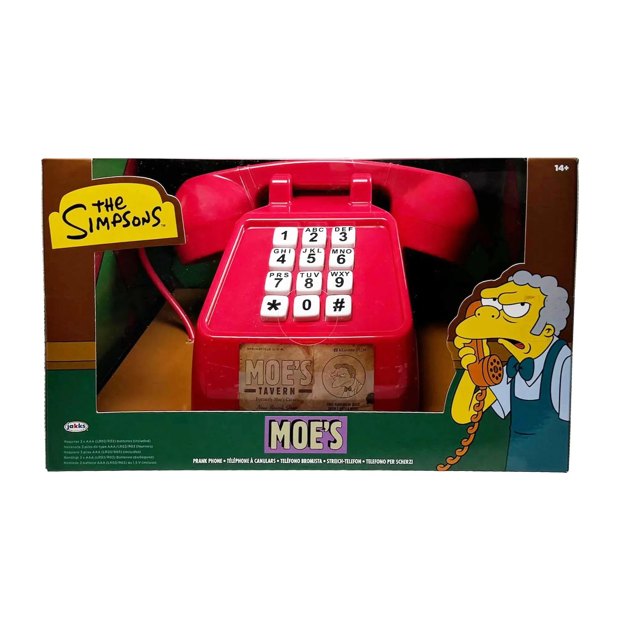 The Simpsons Moe's Tavern Prank Phone by Jakks Pacific